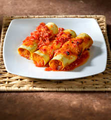 Cannelloni di zucca