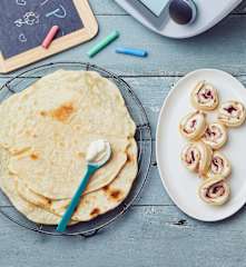 Wraps au jambon et au fromage