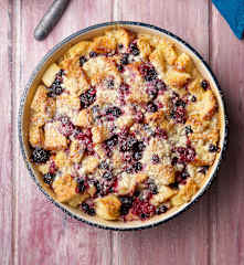 Brioche Berry Pudding