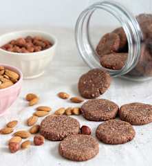 Cookies de avellanas y almendras