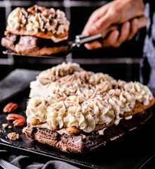 Tiramisu-brownie