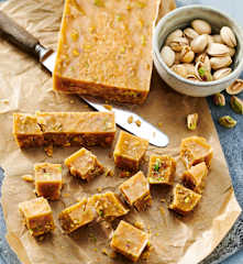 Pistazien-Karamell-Toffees