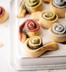 Rollos de semillas de amapola