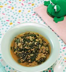 Bulgurlu Kıymalı Ispanak