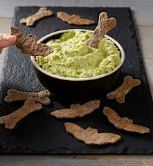 Monster Mash with Black Sesame Crackers
