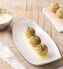 Polpette di pollo in salsa curry