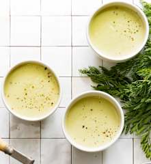 Velouté d'épluchures d'asperges