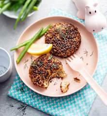 Mini burger di salmone