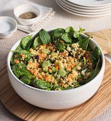 Ensalada de cuscús con dátiles y almendras