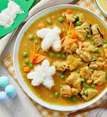 趣味造型咖喱饭