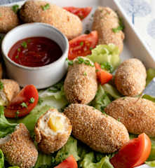 Crocchette di pollo e patate