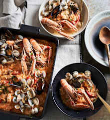 Arroz de marisco para 12 pessoas
