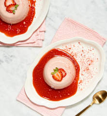 Strawberry Panna Cotta