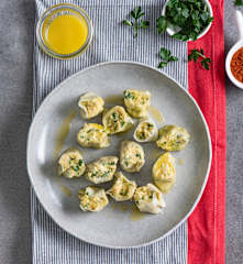 Involtini di porri e ceci