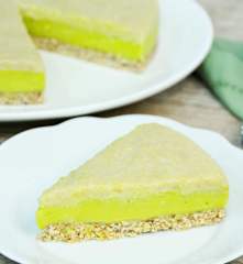 Cheesecake de abacate com limão