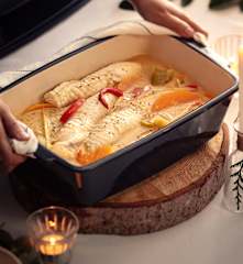 Cocotte de lotte au curry et légumes