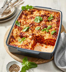 Lasagne mit Auberginen-Bolognese