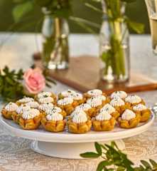 Canestrelli salati con mousse al prosciutto