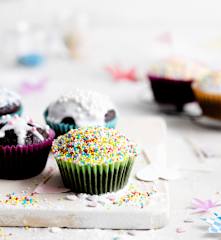 Magdalenas de zanahoria y cacao