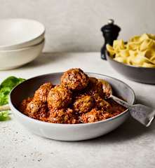 Hackbällchen in Tomatensauce