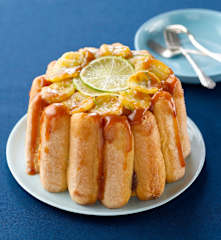 Schoggi-Charlotte mit Banane