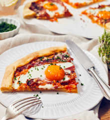 Frühstücksgalette mit Spiegelei