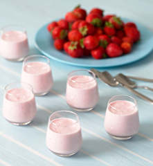 Strawberry pudding