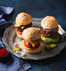 Mini cheeseburger