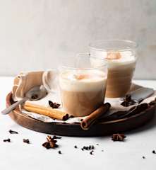 Chai latte de calabaza