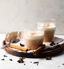 Kürbis-Chai-Latte