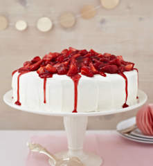 Erdbeer-Pfirsich-Torte