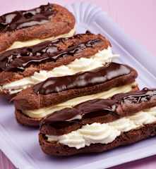 Éclaires al cioccolato