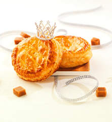 Galette des rois alle mele caramellate