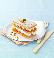 Mille-feuille à l'abricot