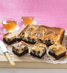 Peppermint chocolate brownie cheesecake