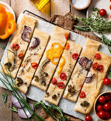 Foccacia florale