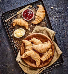 Celozrnné croissanty