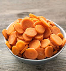 Zanahorias en rebanadas al vapor (550-800 g) en Varoma