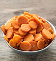 Carottes vapeur (200-500 g), en rondelles