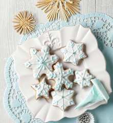 Lebkuchen mit Zuckerglasur