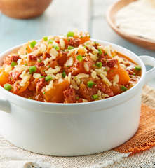 Rustic Potatoes with Chorizo