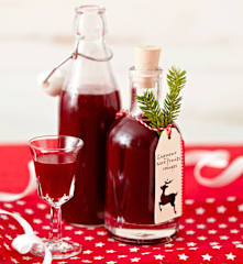 Liqueur aux fruits rouges