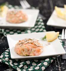 Tatar z łososia z imbirem