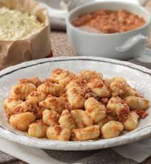 Gnocchi di ceci al ragù
