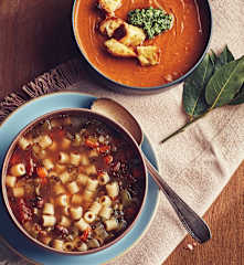 Passato di verdure; Minestrone di verdure con pasta (Bimby Friend)