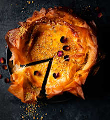 Cheesecake baklava