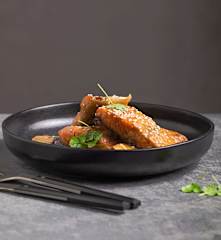 Łosoś teriyaki (sous-vide, z osłoną noża miksującego)