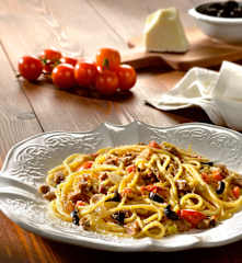 Spaghetti al ragù bianco di agnello