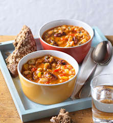 Bohneneintopf mit Gerste