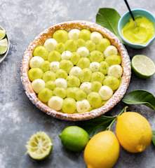 Tarte aux deux citrons sans gluten